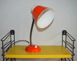 Lampe de bureau orange vintage de la marque Hala