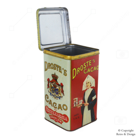 Vintage 1 kg Droste Cocoa Tin – Featuring the Nurse and the Droste Effect