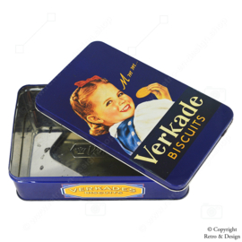 Vintage Verkade Cookie Tin: Nostalgic Eye-Catcher from the 1990s