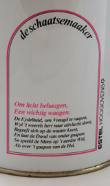 Satz von vier Vintage-Aufbewahrungsdosen von Estel Hoogovens, verschiedene handwerk berufen