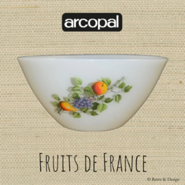 Grote Arcopal schaal of kom, Fruits de France Ø 23,5 cm.