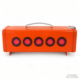 Vintage Brabantia peperkoekblik ‘Patrice’ – oranje jaren 70