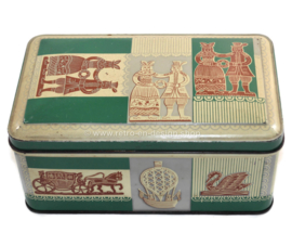 Vintage cookie tin for speculaas by De Spar