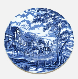 Set of four "Royal Mail" wall plates in fine earthenware/porcelain by Myott Staffordshire
