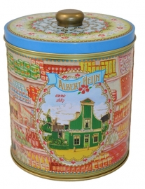 Tin retro Jar by Albert Heijn 1887