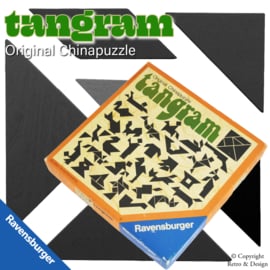 Vintage Tangram: Original Chinapuzzle van Ravensburger uit 1976