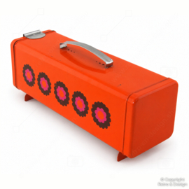 Vintage Brabantia peperkoekblik ‘Patrice’ – oranje jaren 70