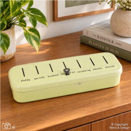 Caisse d’épargne ménagère vintage Brabantia – Années 1950–1960 – Avec clé