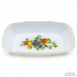 Arcopal France – Vintage Rechthoekig Serveerschaaltje van Opaalglas