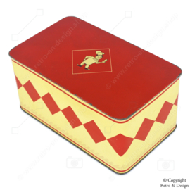 "Relive Nostalgia with this Vintage Bolletje Cookie Tin: A Timeless Piece of History!"