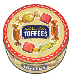 Lata de dulces vintage para Toffees de Mackintosh