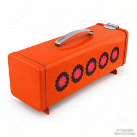 Vintage Brabantia peperkoekblik ‘Patrice’ – oranje jaren 70