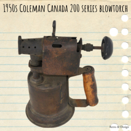 Brocante​ Coleman Canada 300 series blowtorch from the 1950s