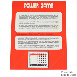 Power Game (1975) - Juego Estratégico de Engranajes de Tactica en Condición Vintage