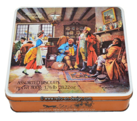 Vintage Lata de galletas, Travelers Tales assorted biscuits