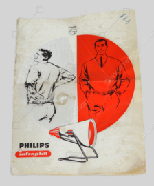 Vintage Philips Infraphil KL7500 infrared heat lamp