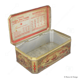 Boîte vintage tabac Niemeijers Roode Ster, original Friesche Heerenbaai
