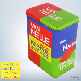 Lata rectangular “Van Nelle vor Koffie en Thee” – 1980–1999