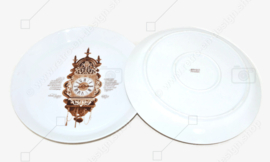 Cake plate, pastry plate/dish from the Nutroma Clock tableware made by Mitterteich Porzellan