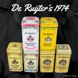 Serie completa de seis latas vintage de De Ruijter