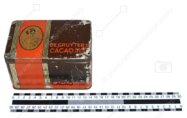 Boîte vintage pour cacao de marque orange (Oranjemerk) fabriqué par De Gruyter