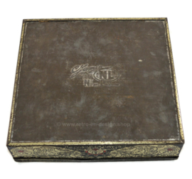 Boîte vintage avec impression en relief C.Jamin, NL Nergens Lekkerder