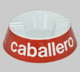 Cenicero vintage de melamina de plástico para Caballero