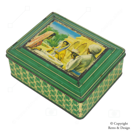 Boîte à Thé Vintage Assam de 1958-1960 : Un Souvenir Exotique du Thé et de la Culture