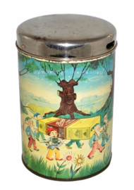 Vintage Brinta canister with pouring opening and removable lid