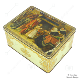 "Authentic Vintage Toffee Tin - Cliever's Rotterdam: Art and History Wrapped in Gold"