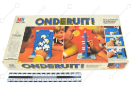 Onderuit, een vintage spel van MB uit het jaar 1970