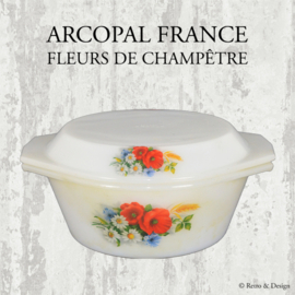 Fuente de horno o fuente cubierta Arcopal, Rose de France Ø 17,5 cm