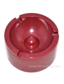 Dark red melamine ashtray by Rösti Mepal