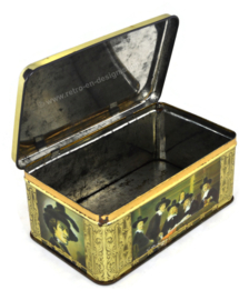 Boîte à cigares vintage par "ERNST CASIMIR" avec des représentations de peintures de Rembrandt.