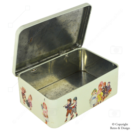 Timeless Charm! Vintage Rectangular Biscuit Tin from Massilly