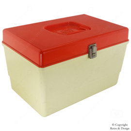 Vintage Curver Sewing Box from the 1970s – Practical Storage Solution with Timeless Appeal
