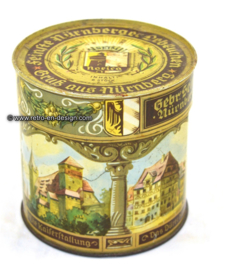 Vintage lata para Nürnberger lebkuchen