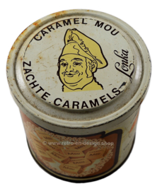 Vintage blikje Lonka zachte caramels, MOU