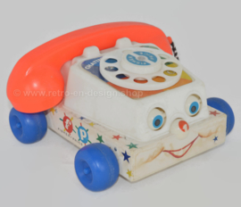 Vintage Fisher-Price "Chatter" Spielzeug Telefon aus dem Jahr 1961.
