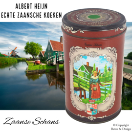 Vintage Tin for Authentic Zaanse Cookies from Albert Heijn