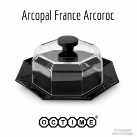 Ajoutez une touche de style des années 80 à votre cuisine avec le Cloche à Fromage Vintage Arcoroc France Octime !
