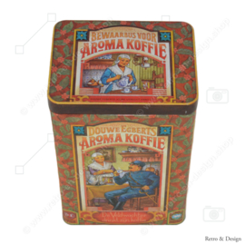 Boîte de rangement vintage Douwe Egberts pour Aroma Coffee, anno 1753