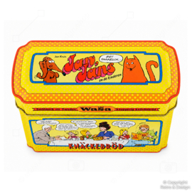 Vintage WASA Knäckebröd Bewaarblik – Jan, Jans en de Kinderen – Jan Kruis