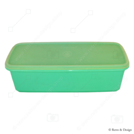 Vintage Tupperware groentendoos, brooddoos, bewaardoos in jadegroen