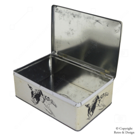 "Nostalgic Van Melle Horse Race Tin: A Journey through Vintage History"