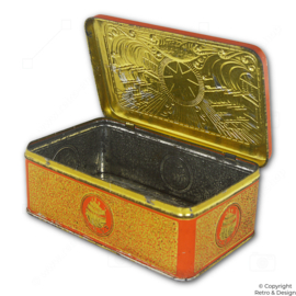 Orange STER Tobacco Tin with Embossed Lid – Theodorus Niemeyer NV