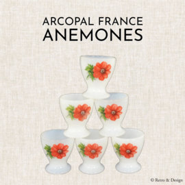 Egg cups Arcopal, Anemones