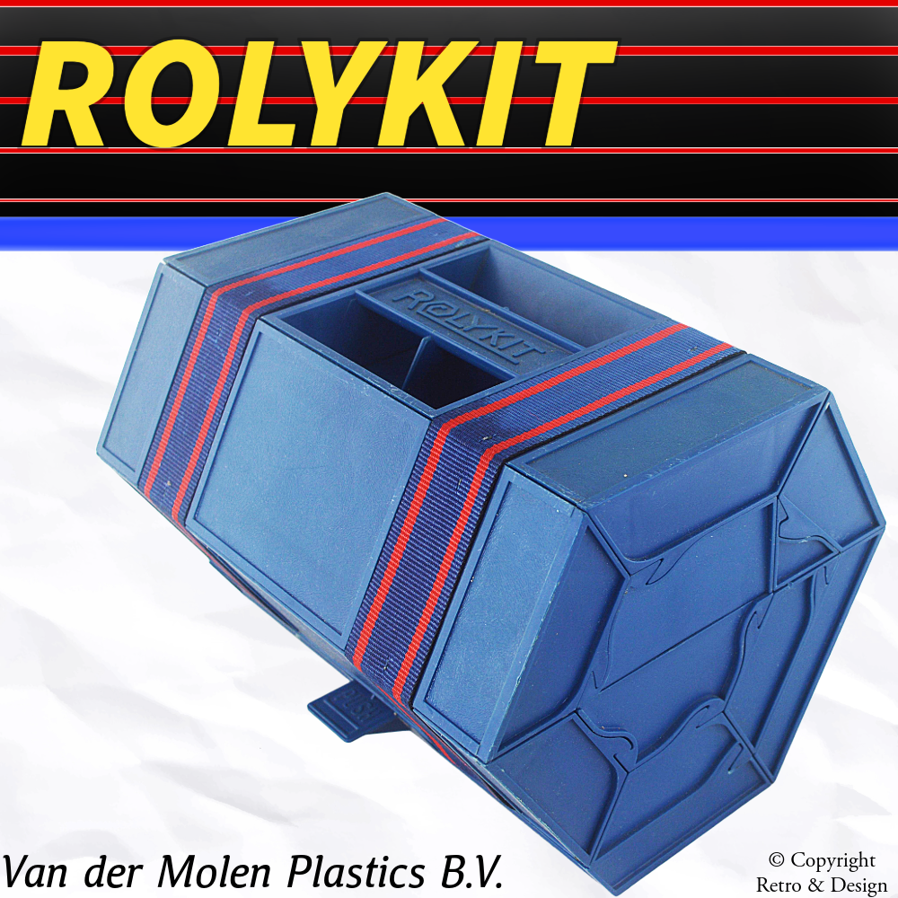 Rolykit modelo "Tackle Box", azul – El organizador ingenioso de los años 70/80
