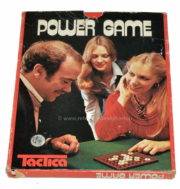 Vintage spel "POWER GAME" van Tactica uit 1975