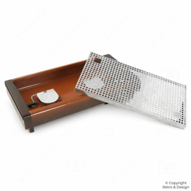 Vintage Brabantia Chafing Dish Shadow Brown – Warming Tray Model 2, 1970s